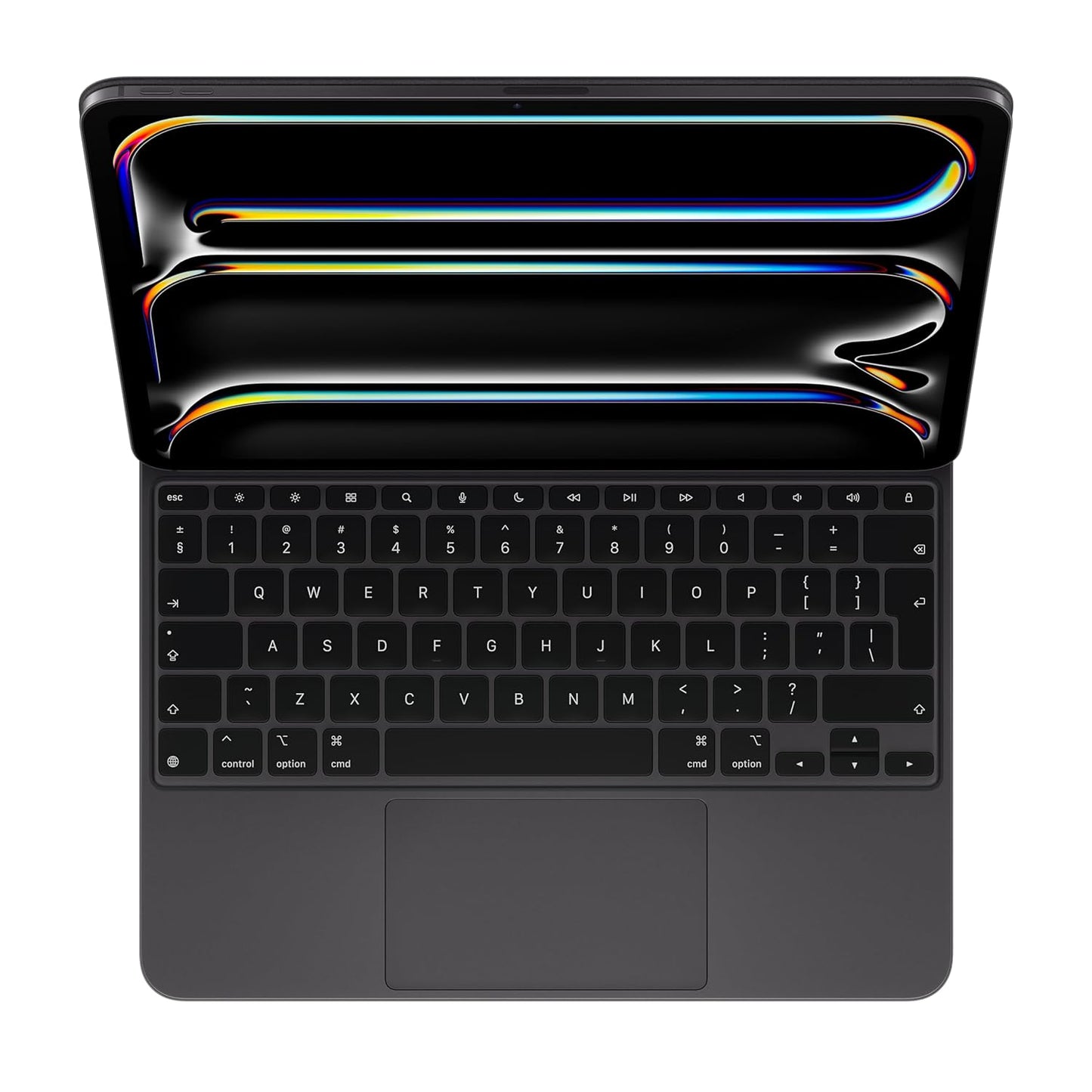 iPad Magic Keyboard Case for iPad Pro 13″ (M4), Great Typing Experience, Built-in trackpad, Function Row, US English — Black
